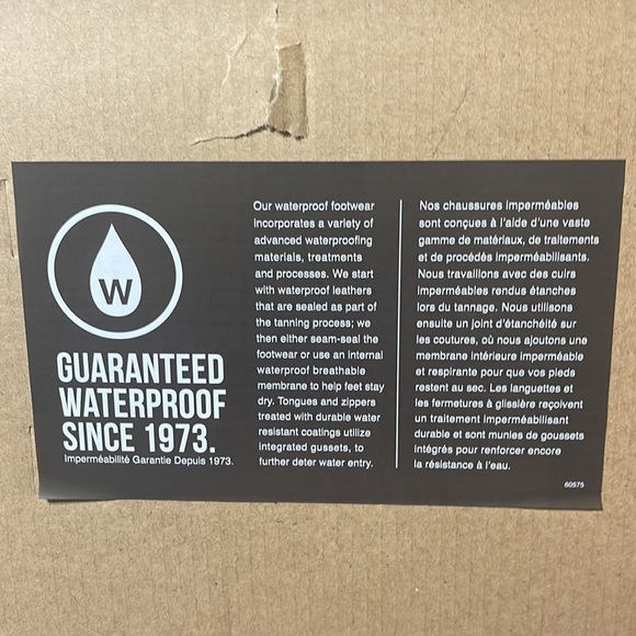 New Timberland Women's Waterproof Tall  Boots Brown yellow trim NEW IN BOX - Picture 7 of 8